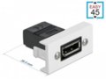 Easy 45 DisplayPort F-F laikiklis 45x22.5mm, baltas