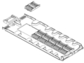 Kasetė D tipo movai FOSC-D-TRAY-72-1