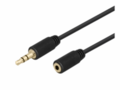 Stereo audio kabelis 3.5mm M-F 3m