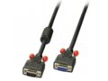 VGA Cable M/F, Black, 1m