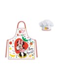 Disney Minnie So Sweet virtuvės šefo prijuostė ir kepurė 2978D215